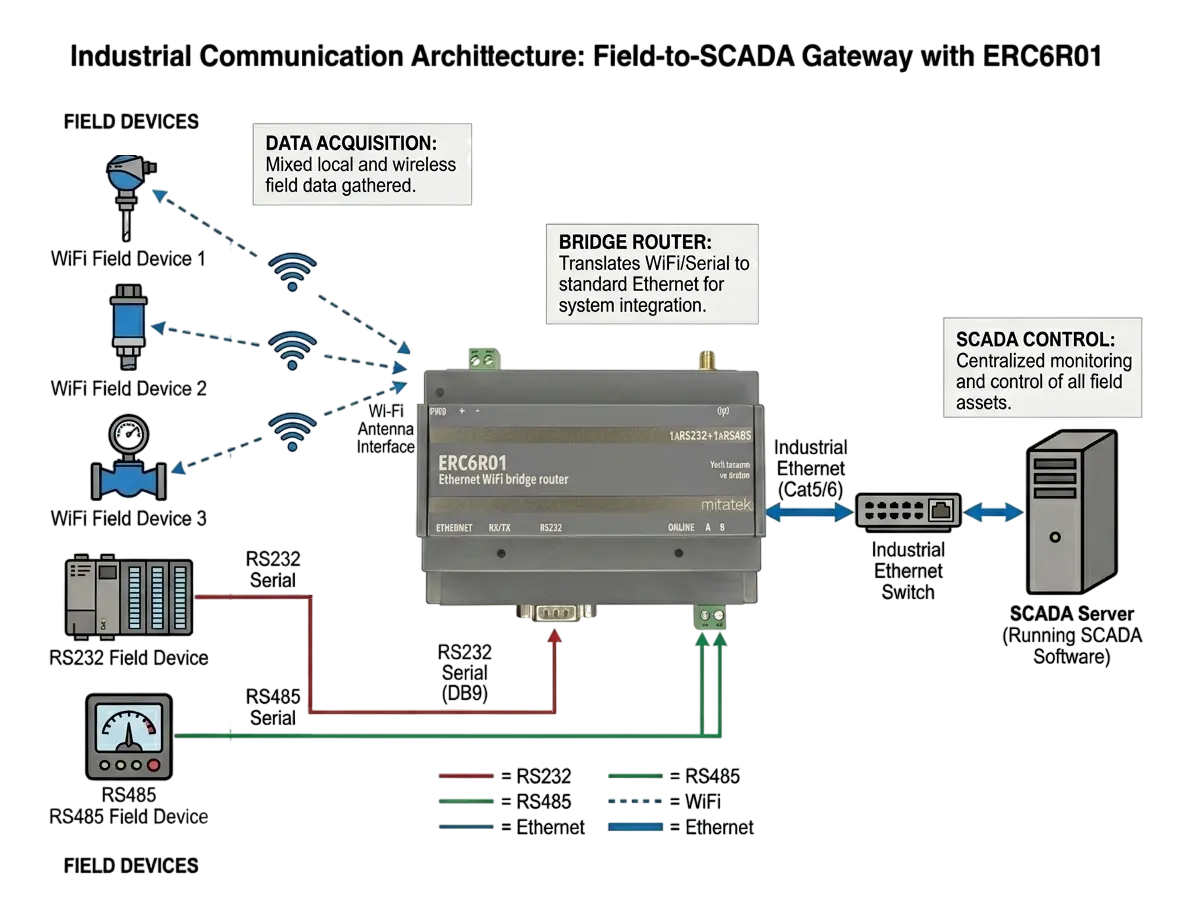 ERC6R01 WIFI Uygulama