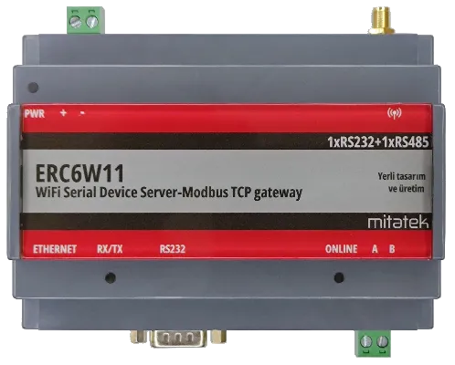 ERC6W11 WIFI DEVICE SERVER - MODBUS TCP GATEWAY