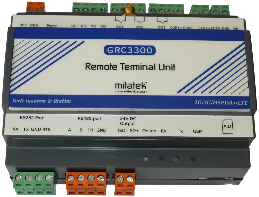GRC3300 2G/LTE RTU(DNP3)